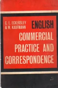 English Commercial Practice And Correspondence