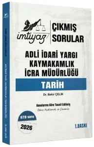 İmtiyaz Yayıncılık 2026 Adli İdari Yargı Kaymakamlık İcra Müdürlüğü Tarih Çıkmış Sorular Çözümlü