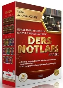 Savaş Yayınları 2026 HUKAL İDARİ HAKİMLİK Hazırlık Ders Notları Seti