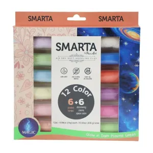 SMARTA 12Lİ Magic Havaİle Kuruyan Hamuru (12 X 25 G)