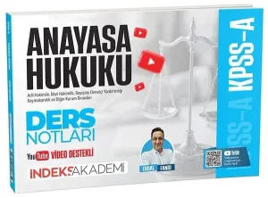 İndeks Akademi 2026 KPSS A Grubu Anayasa Hukuku Video Ders Notları