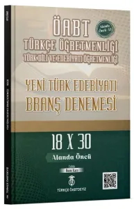 Türkçe ÖABTDEYİZ ÖABT Türkçe-Türk Dili Edebiyatı Yeni Türk Edebiyatı 18x30 Deneme Çözümlü