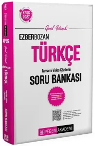 Pegem Yayınları 2027 KPSS Ezberbozan Türkçe Tamamı Video Çözümlü Soru Bankası