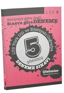 Metin LYS 3 Türk Dili ve Edebiyatı Coğrafya 5 Çözümlü Deneme Sınavı
