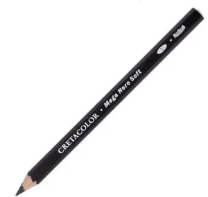 Cretacolor Mega Nero Pencil Soft Yağlı Kömür Kalem 46128