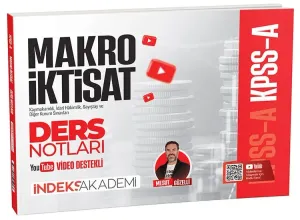 İndeks Akademi 2027 KPSS A Grubu Makro İktisat Video Ders Notları