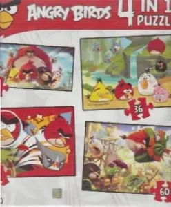 Angry Birds 4 lü Kutu Puzzle
