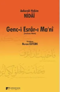 Ankaralı Hekim Nidai Genc-i Esrar-ı Ma'ni