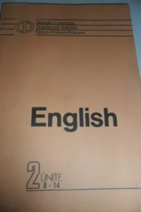 English 2. Cilt Ünite 8-14