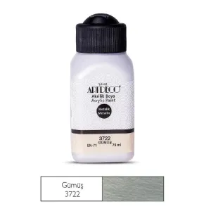 Artdeco Metalik Akrilik Boya 75ml Gümüş 3722