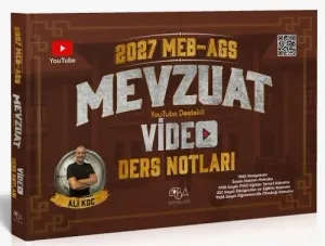 CBA Yayınları 2027 MEB-AGS Mevzuat Video Ders Notları