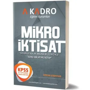 A Kadro KPSS A Mikro Iktisat Konu Anlatımlı 2018