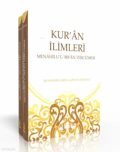 Kuran İlimleri Menahilül İrfan Tercümesi (2 Cilt)