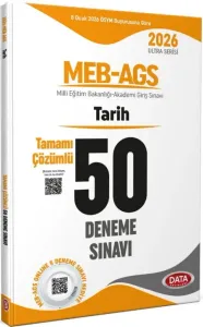 Data Yayınları 2026 MEB AGS Tarih Tamamı Çözümlü 50 Deneme