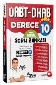 Şara Akademi ÖABT MEB-AGS Din Kültürü ve Ahlak Bilgisi Derece-10 Soru Bankası Çözümlü