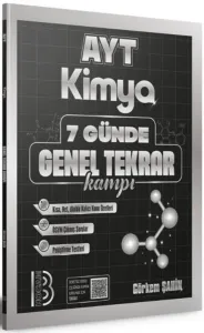 Benim Hocam AYT Kimya 7 Günde Genel Tekrar Kampı