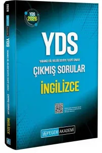 Pegem Yayınları 2026 YDS İngilizce Çıkmış Sorular Çözümlü