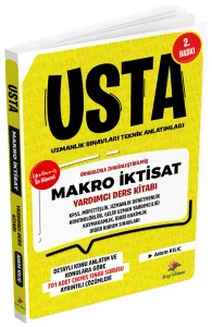 Dizgi Kitap Yayınları 2025 Usta Makro İktisat Konu Anlatımı ve Konularına Göre Tasnif Edilmiş Tamamı Çözümlü Çıkmış Sınav Soruları