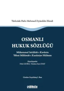 Osmanlı Hukuk Sözlüğü