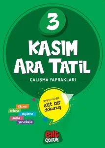 Elitçocuk 3.Sınıf Kasım Ara Tatil Çalışma Kitabı