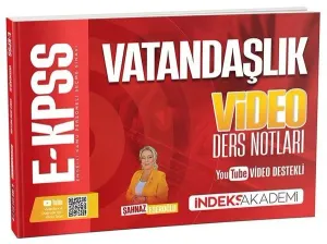 İndeks Akademi 2026 EKPSS Vatandaşlık Video Ders Notları