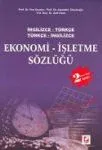 Ekonomi - İşletme Sözlüğü, İngilizce - Türkçe, Türkçe - İngilizce