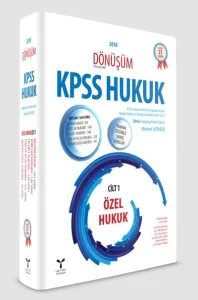 Dönüşüm KPPS Cilt 1 Özel Hukuk; Modüller set - 4 Kitap