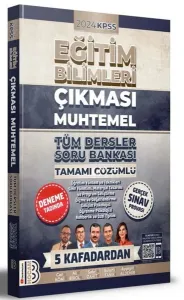 Benim Hocam Yayınları 2024 KPSS Eğitim Bilimleri Çıkması Muhtemel Tüm Dersler Tamamı Çözümlü Soru Bankası