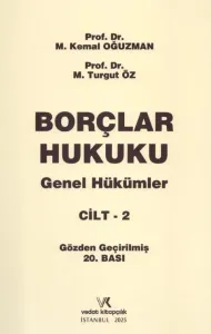 Borçlar Hukuku Genel Hükümler Cilt 2