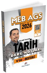 Dizgi Kitap Yayınları 2026 MEB AGS Tarih Video Destekli Ders Notları