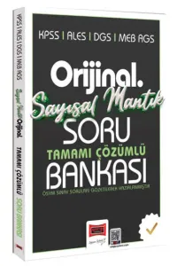 Yargı Yayınları KPSS ALES DGS MEB-AGS Orijinal Sayısal Mantık Tamamı Çözümlü Soru Bankası