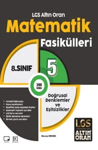 Palme Yayınları 8. Sınıf LGS Matematik Doğrusal Denklemler ve Eşitsizlik Fasikülleri