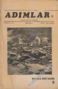 Adımlar Aylık Sanat Dergisi - Yarışma Özel Sayısı II - Sayı: 18    1  Temmuz 1971