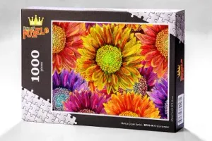 Bahçe Çiçek Serisi - Krizantemler 1000 Parça Puzzle