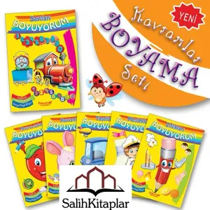 Kavramlar Boyama Seti | 6 Kitap