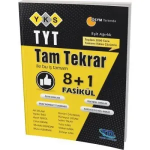 Tandem TYT Tam Tekrar Eşit Ağırlık 8+1 Fasikül 2021 YENİ