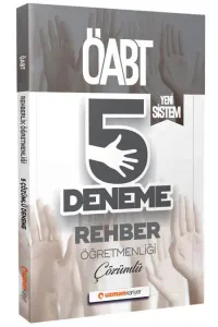 Uzman ÖABT Rehber Öğretmenliği Çözümlü 5 Deneme-Yeni Sistem-YENİ