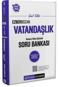 Pegem Yayınları 2026 KPSS Ezberbozan Vatandaşlık Tamamı Video Çözümlü Soru Bankası