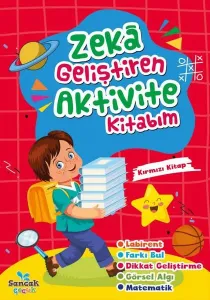 Zeka Geliştiren Aktvite Kitabım - Kırmızı Kitap
