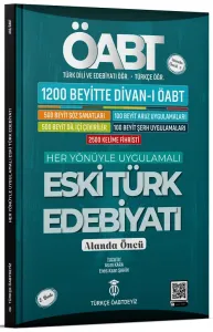 Türkçe ÖABTDEYİZ ÖABT Türkçe-Türk Dili Edebiyatı Divanı ÖABT Eski Türk Edebiyatı