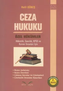 Ceza Hukuku Özel Hükümler