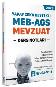 GYS Akademi 2026 MEB-AGS Mevzuat Ders Notları