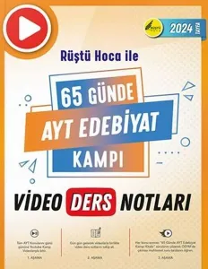 Rüştü Hoca İle AYT 65 Günde Edebiyat Kampı Video Ders Notları
