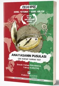 Pusula Akademi KPSS GYGK Anayasanın Pusulası Çek Kopar Yaprak Test 2018