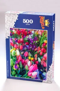 Bahçe Çiçek Serisi - Laleler 500 Parça Puzzle