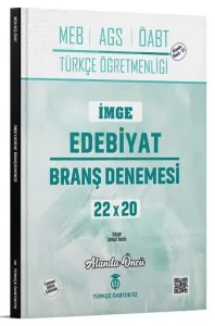 Türkçe ÖABTDEYİZ ÖABT MEB-AGS Türkçe İmge Edebiyat 22x20 Branş Denemeleri Çözümlü