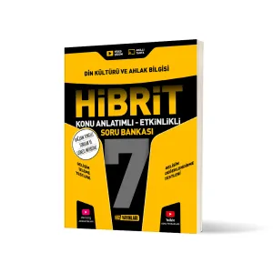 Hız 7. Sınıf Din Kültürü ve Ahlak Bilgisi HİBRİT Konu Anlatımlı Etkinlikli Soru Bankası