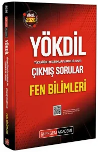 Pegem Yayınları 2026 YÖKDİL Fen Bilimleri Çıkmış Sorular