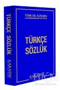 ORTAOKUL TÜRKÇE SÖZLÜK PLASTİK MAVİ KAPAKLI