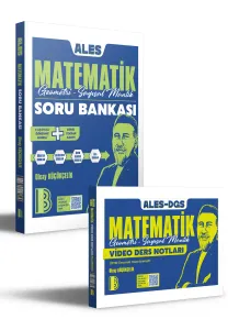 Benim Hocam Yayınları 2026 ALES DGS Matematik Video Ders Notları ve Soru Bankası